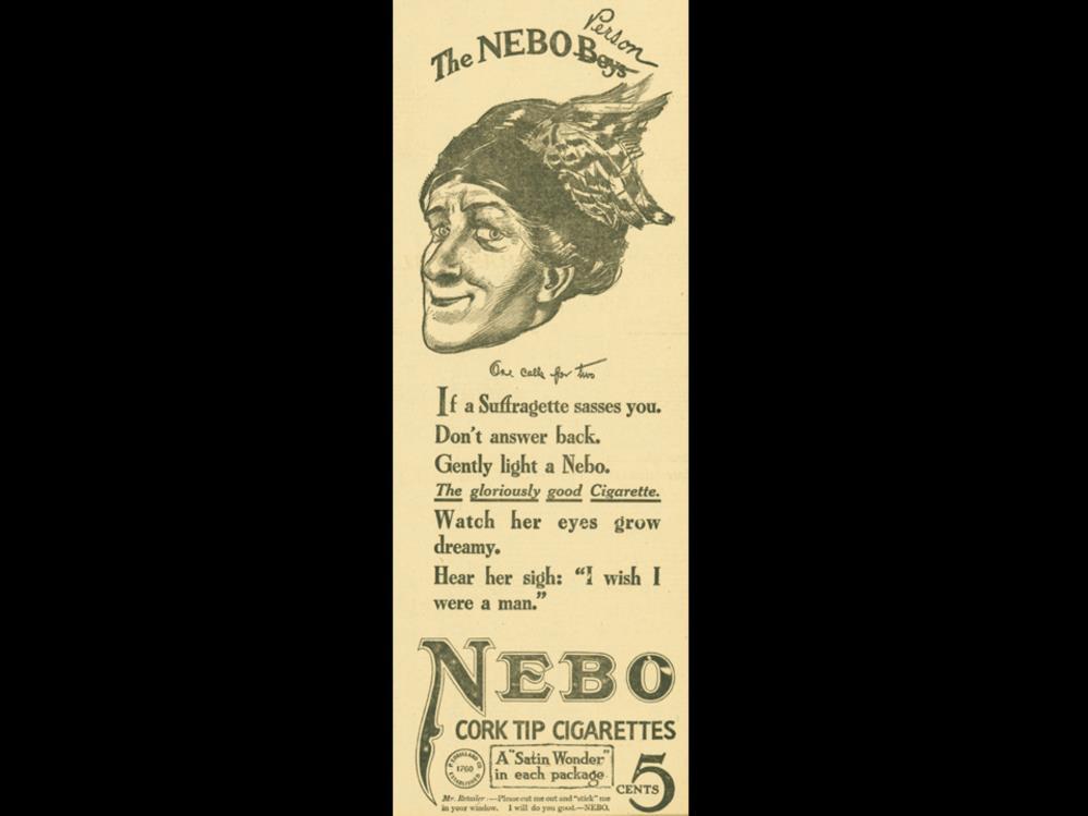 Date: 1912 December 11 Brand: Nebo Cork Tip Cigarettes Manufacturer: John Surbrug Company before 1911 - P.