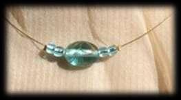 pearls mounted on steel wire