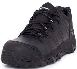 SAFETY SHOES POWER Designed with the toughness of a boot and the fleibility of a shoe ADAPT sole technology for rough terrain articulatedfit optimises movement performance Anti-static and 300 C heat