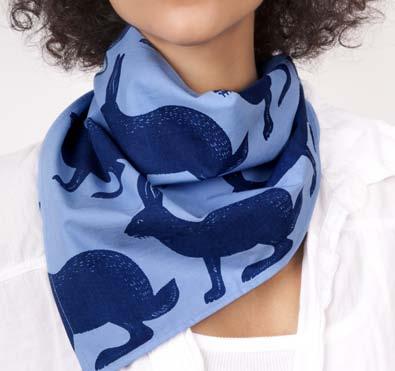 a neck scarf, in