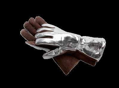 length EN 407 CATEGORY Welding glove according to, EN 407, Type 15 MATERIAL Sebatan leather SIZES 7 to 12 Product no.