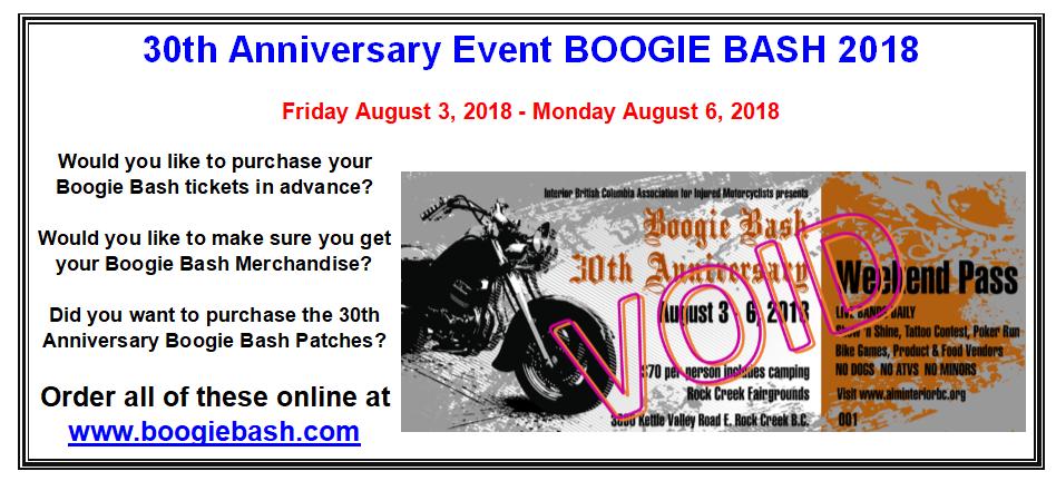 2018 Boogie Bash 30th Anniversary
