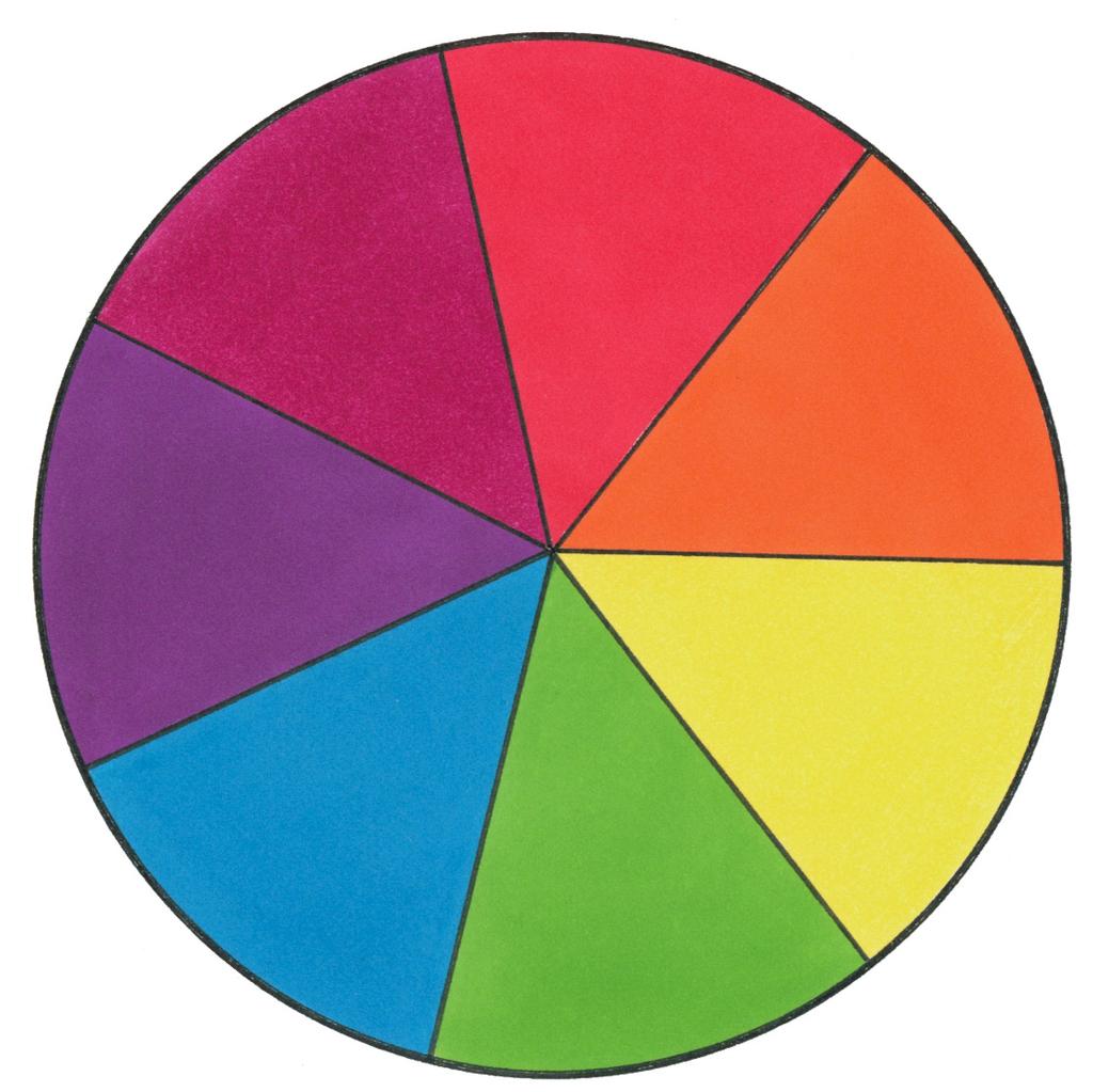 the three primary colours are red, yellow and blue