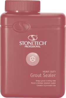TECHNICAL DATA SHEET HEAVY DUTY Grout Sealer PRODUCT BENEFITS Keeps grout looking new Makes cleaning easier Mold and mildew resistant sealer Heavy duty protection against all stains Natural look