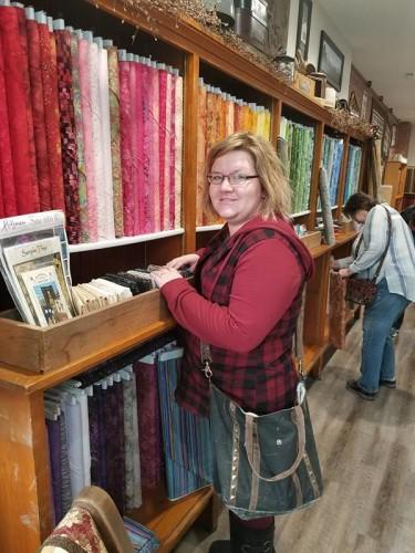 Kelli was focused on finding BATIKS!! She was in this are most of the time during our visit.