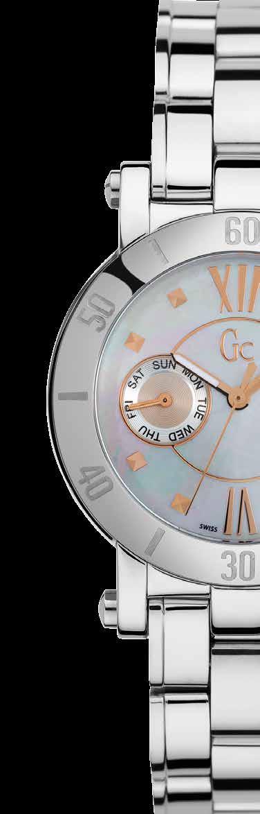 Gc Femme Swiss Made Reflecting the ambitious and energetic drive of the Gc woman who manages her busy day between family, work, social life and leisure pursuits.