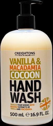 CN6712 SHEA & GINGER HAND WASH Time to pamper your hands with nourishing extracts of Shea & Ginger.