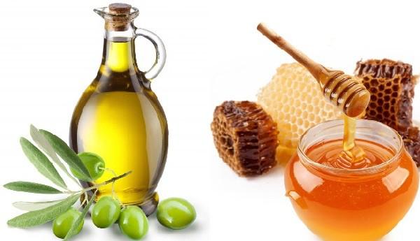 A mixture of one half tablespoon of olive oil and a few drops of honey will be full of vitamins, especially E, and is easy to use comfortably.