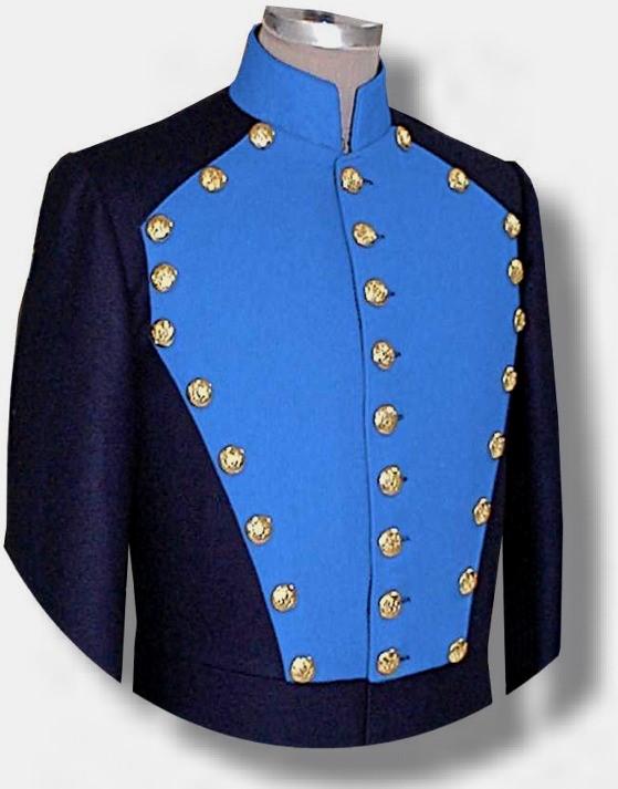 Page 28 the Model 1851 us army enlisted Men s uniform In 1851, Enlisted men in ALL branches of the service were to wear the frockcoat as their dress coat shown here for Dragoons.