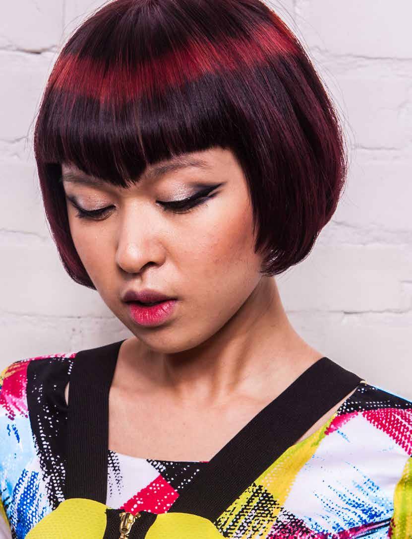 downtown halo By Winz Lum, Aviaton Professional How did you reimagine the hairstyle? It s a cool reinterpretation of the classic bob.