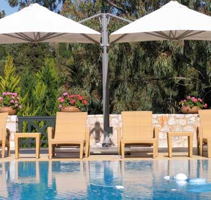 Unique patented system The Solero Prostor is much more than just a parasol, it s an easily retractable canopy with a