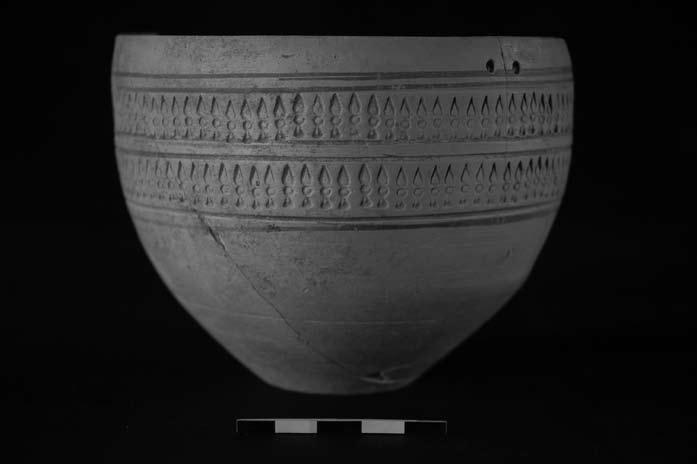 80 Anna Longa Fig. 5. Thin-walled wheel-made vessel with painted and stamped decoration (phot. Łukasz Gauza) the cemetery.