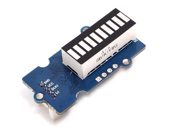 Grove - LED Bar Introduction 3.3V 5.0V Digital Grove LED Bar is comprised of a 10 segment LED gauge bar and an MY9221 LED controlling chip.