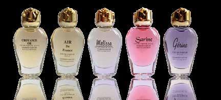6ml The gift set Romance De France of charrier parfums, family perfumery established since 1888 in France near grasse, world capital of