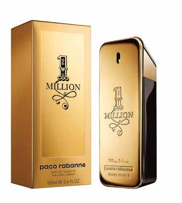 PERFUMES FOR HER & HIM 15 16. Paco Rabanne 1 Million for Men EDT 100ml 1 Million. The scent of success.
