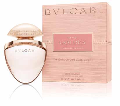 PERFUMES FOR HER 5 4. Bulgari Rose Goldea EDP 25ml An Eau De Parfum born of the subtle alliance of the captivating Rose flower and the precious Gold.