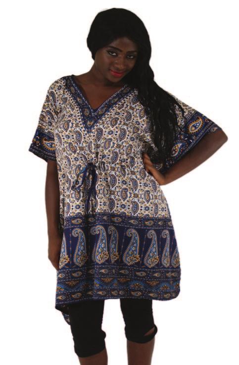 95 Pull-String Poncho Persian Comfortable and airy poncho top with Persian print designs will go with any jeans or Capris. One size fits up to 56 bust.