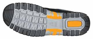 comfort > Proven AirZone comfort system > New two density PU Gel footbed with interconnected air-holes for cool comfortable feet > Roller sole technology for ease of movement