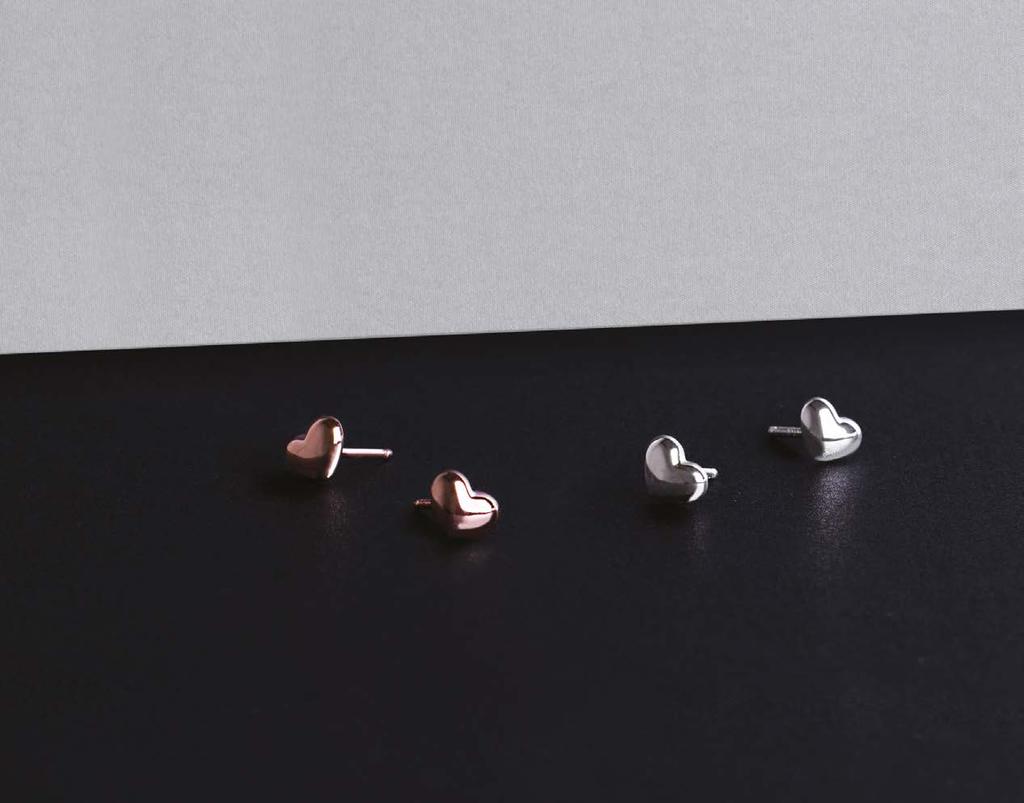 THE TRUE THE TRUE HEART STUD EARRINGS THESE LITTLE HEART STUDS ARE PRACTICALLY PERFECT.