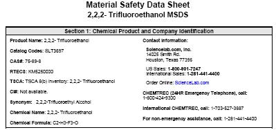 Material Safety Data Sheets (M.S.D.S.) What is a Material Safety Data Sheet? A MSDS is the next part of the WHMIS system.