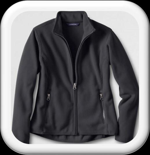 fronts are allowed COLORS: navy, royal blue, charcoal gray, collegiate purple, black Fleece outerwear and