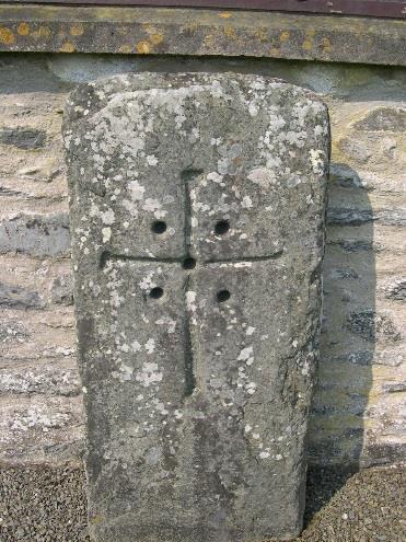 This is the earliest grave-marker from the graveyard. It is 10 th century and dates to long before the Abbey was founded.