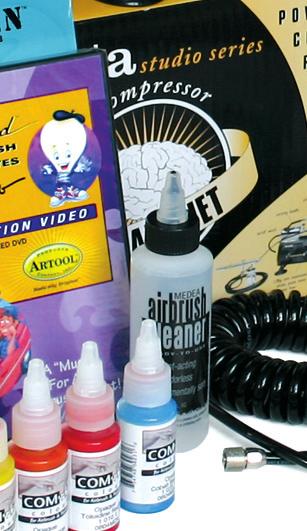 Airbrush Cleaner 4 oz (112 ml) (Code single 6 500 04) Instrucional