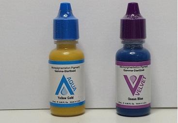 Aqua & Velvet Bottle Packaging Instructions: Non-Tamper Caps Always shake pigment bottles very well before each use.