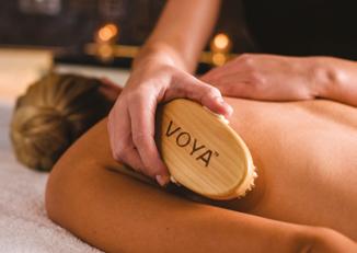 Body Treatments 14 Body Treatments 15 VOYA Organic Peppermint and Seaweed Sugar Glow This all-over exfoliation treatment awakens the skin and body.