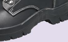 Leather/abrasion resistant PU toecap Steel
