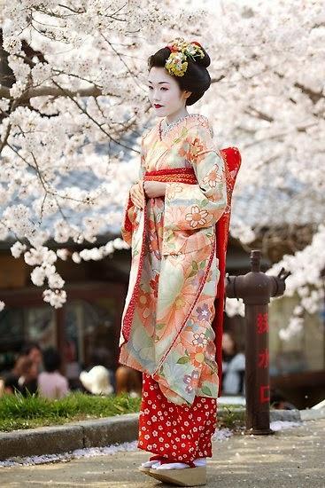 6.5 Ukus Gejša utjelovljuje narodne ideale privlačne ţene, dok su obične ţene utjelovljenje skromnosti. IzmeĎu te dvije krajnosti postoji mnoštvo načina na koji se kimono moţe nositi.