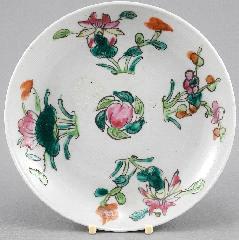 Lot # 422 422 Chinese porcelain "Famille Rose" decorated