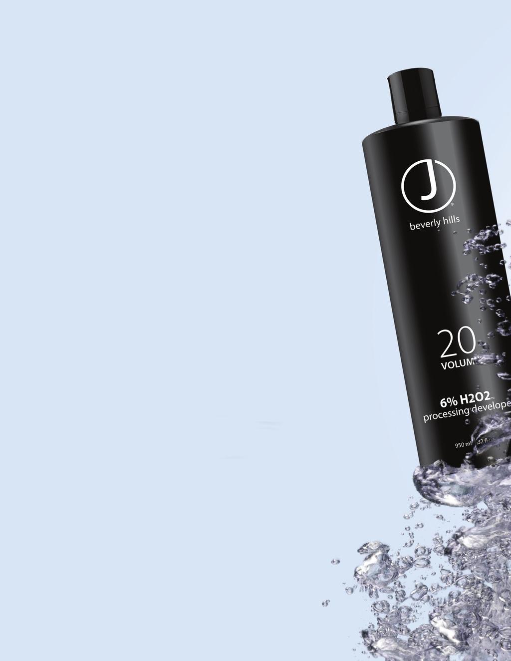 H 2O 2 D EV ELO P ERS 12 H2O2 Developers J Beverly Hills H2O2 Developer is a hydrogen peroxide designed to be mixed with the J Beverly Hills Colour tubes and lighteners.