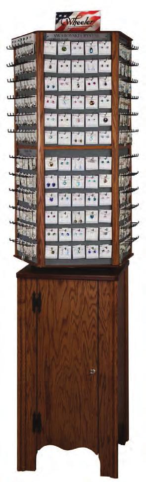 Choose Your Own Assortment Wheeler Floorstand Choose number of sides WM-68 DK on WM-68A DK 4-Sided WM-75 DK on WM-68A DK 5-Sided Choose 2 packages for each side of the display Approx.