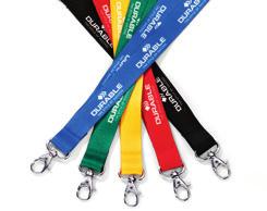 Product advantages Silky soft textile lanyard.