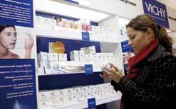 Russian consumers like to buy their skincare creams in pharmacies.