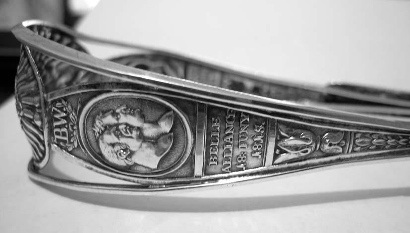 A pair of sugar tongs seems to be an unlikely choice for such commemorative decoration, but illustrated below are a pair of German silver tongs, hallmarked for Berlin c.