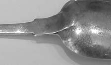 tablespoon, London 1781 by Hester Bateman. L-22.5cm; W-75g.