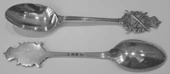 teaspoon, Exeter circa 1815 by Joseph Hicks. L-12.