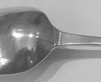 George III silver Old English pattern teaspoon, London 1786 by Hester Bateman. L-12.2cm; W-15g.