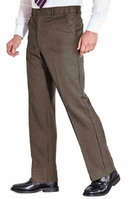 99 FARAH COMFORT TROUSER Flat front Active stretch waistband 2 side pockets 1 back pocket