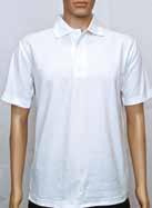 50% Polyester Cotton rich plain polo T-shirts. Generous Fit.
