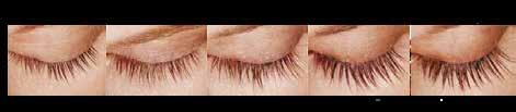 The treatment strengthens the lashes, and increases the life cycle of each lash by prolonging the growth phase, as well as increasing the number of