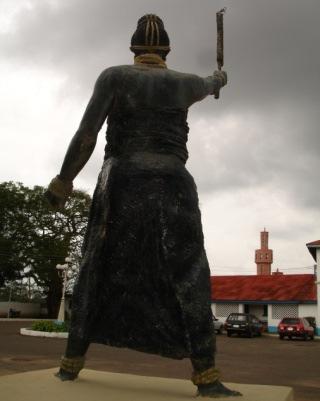 4: Moremi statue showing the