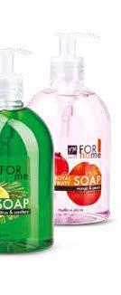 LIQUID SOAPS FRESH WOODY SOAP / ROYAL FRUITY SOAP Give your skin perfect purity and hydration!
