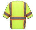 Certification: ANSI/ISEA 107-015 Type R Class 3 SKU: 701/70 6 Class 3 premium safety vest with 6 pockets 503 - LIME