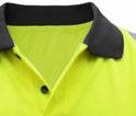 Class SPF 50 polo safety t-shirt w/ black bottom 5003 - LIME 5004 - ORANGE Birdseye breathable and moisture