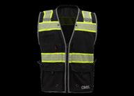 ANSI/ISEA 107-015 Type R Class Class New ONYX snag proof short sleeve shirt with segment tape SKU: 5701/5703 5701 - LIME 5703 - BLACK BACK