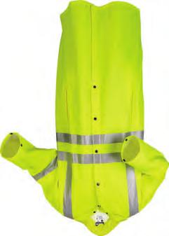 Suit, Lime, 2 Silver Reflective