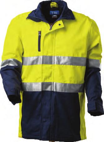 WINTER VESTS TV1915T5 WET WEATHER REVERSIBLE VEST WITH TRU RT TAPE 300D polyester oxford